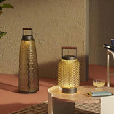 Hanging Glass Lantern Outdoor Floor lamps - Clowas