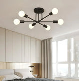 Metal Multi Globe LED Ceiling Light for Living Room