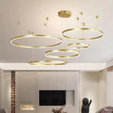 Modern Minimalist Ring Pendant Light for Sitting Room