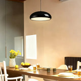 Modern Dome Pendant Light with 3 Color Modes for Dining Room
