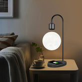Wireless Charging Floating Moon Orb Desk Lamp
