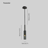 Modern LED Bottle Design Crystal Bedside Pendant Light