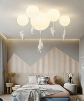 Creative Bear Balloon Ceiling Light for Kids Room