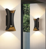 Curved Rustproof LED Up Down Wall Light