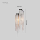 Silver Chain Modern Wall Lights - Clowas
