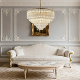 Luxury 6-Tiered Crystal LED Chandelier for Living Room