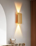 Slim Flat Up and Down Wall Sconce for Bedside