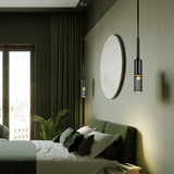Modern LED Bottle Design Crystal Bedside Pendant Light
