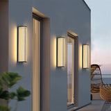 Modern Semi-Cylindrical Waterproof Outside Wall Light