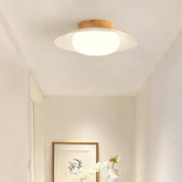 Cream Wooden Ceiling Light for Balcony