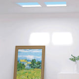 Ultra-Thin Blue Sky Flush LED Ceiling Light for Living Room