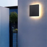 Minimalist Waterproof Flat Outdoor Wall Light
