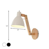 Adjustable Wooden Industrial Wall Lights - Clowas