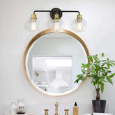 Glass Lampshade Vintage Bathroom Wall Lights - Clowas