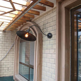 Black Gooseneck Outdoor Light Antique Exterior - Clowas