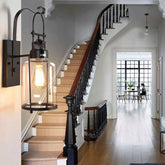 Iron Glass Lantern Vintage Wall Lights - Clowas