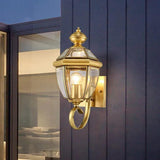 Vintage Brass Outdoor Lantern Lights - Clowas