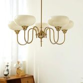 Milky White Glass Vintage Pendant Light - Clowas