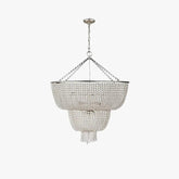 Multi-layered Crystal White Chandelier Pendant Light - Clowas