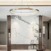 Ring Design Gold Modern Minimalist Pendant Light - Clowas