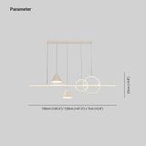 Modern Geometric Pendant Light for Dining Room