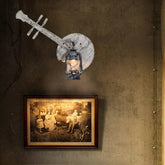 Lute Shape Lantern Vintage Wall Lights - Clowas