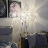 PMMA Spherical Decorative Tripod Floor Lamp - Clowas