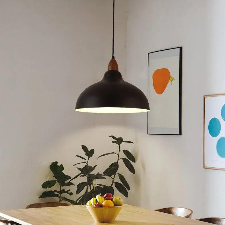 Black Disc Modern Pendant Light - Clowas