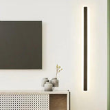 Black Modern Long LED Wall Lights - Clowas
