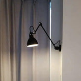 black wall light with switch - Clowas