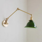 green glass wall light reading - Clowas