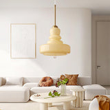 Iron Gourd Design Pendant Light for Living Room