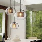 Bubble Art Glass Dining Room Pendant Light - Clowas