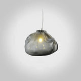 Irregular Shaped Glass Shade Modern Pendant Light - Clowas