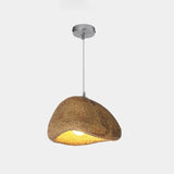 Irregular Pebble Texture Lampshade Modern Pendant Light - Clowas