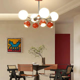 Globe Glass Chandelier for Living Room