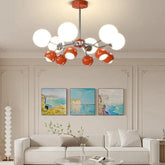 Globe Glass Chandelier for Living Room