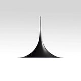 Trumpet-Shaped Modern Black LED Pendant Light - Clowas