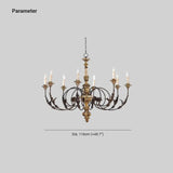 Candelabra Design Vintage Classical Chandelier Light - Clowas