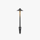 Disc Conical Black Garden Bollard Lights - Clowas