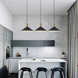 Cone-Shaped Iron Vintage Industrial Dining Room Pendant Light - Clowas