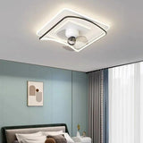 Color-Block Double Layer Ceiling Fan with Light - Clowas