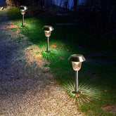 Conical Transparent Lawn Solar Street Light - Clowas