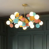 Nordic Branch Glass Colourful Bubble Ceiling Light