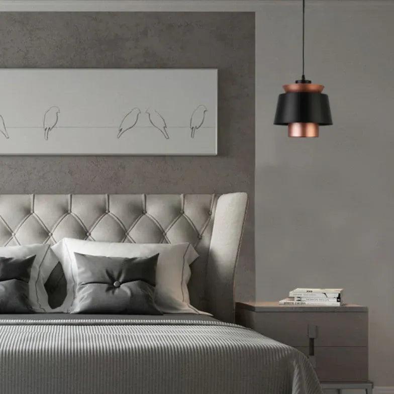 Double Layer Lampshade LED Modern Pendant Light - Clowas