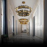 Double Vertical Stripes Industrial LED Chandelier - Clowas