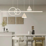 Modern Geometric Pendant Light for Dining Room