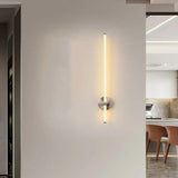 Vertical Lines Led Brass Wall Lights - Clowas