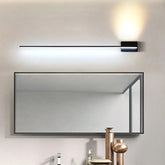 Long Black Industrial Bathroom Mirror Light - Clowas