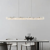 Onyx Finish White Dining Room Pendant Light - Clowas